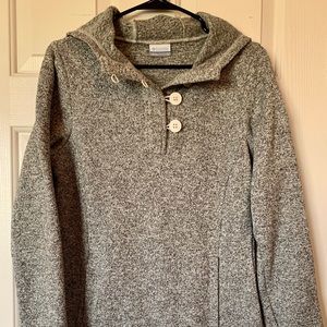 Heather Gray Hooded Sweater